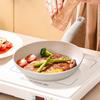 Dibolong 24cm Zircon White Non-Stick Frying Pan