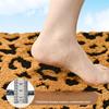 Leopard Print Sponge Bathroom Cashmere Thickening Mat Bath Non-slip Carpets In Wash Basin Bathtub  Floor Rug Shower Room Doormat Memory Foam 3D Pad