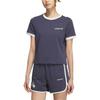 Adidas Originals RETRO T Shirt Women's Dark Navy Blue JM7973