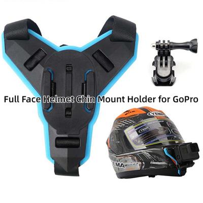 Full Face Helmet Chin Mount Holder for GoPro Hero 6 5 SJCAM Motorcycle Helmet Chin Camera Accessory