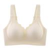 Women Seamless No Steel Ring Fixed Integrated Cup Gathered Push Up Bra
