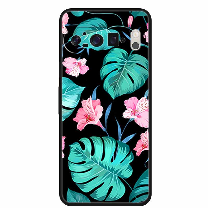 3D Emboss Cover For Google Pixel 9 Pro XL / Pixel 9 Pro / Pixel 9 Case Flower Relief Soft Silicone Cover For for Google Pixel 9