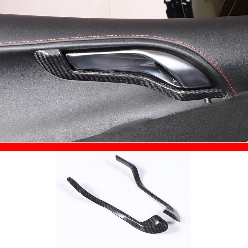 For Lotus EMIRA 2025-2025 Real carbon fiber Car steering wheels Console Gear Shift Panel Cover Trim Sticker Car Accessories