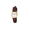 Modny Business Casual Retro Literacki Wszechstronny Klasyczna Seria Pointer Penguin Mała Tarcza Wodoodporny Mechanizm Kwarcowy Skórzany LTP-1094Q-7B6