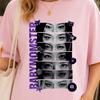 2026 Горячая Распродажа BABYMONSTER K-pop Девичья Группа Двусторонний Принт Футболка Y2K Готика Хлопок Оверсайз Футболки Свободные Уютные и Универсальные