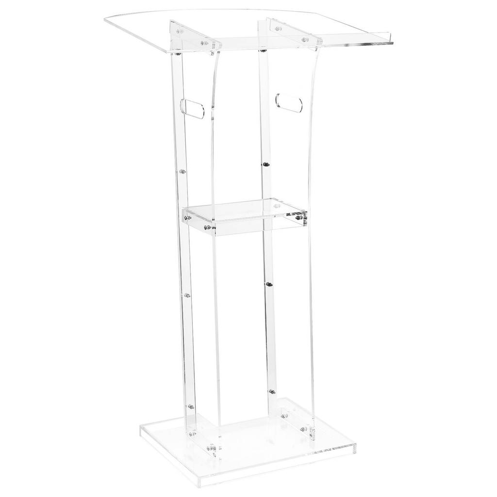 Podio Stand 43 pollici Leggio Acrilico Portatile Contenitore Ampia Superficie di Lettura