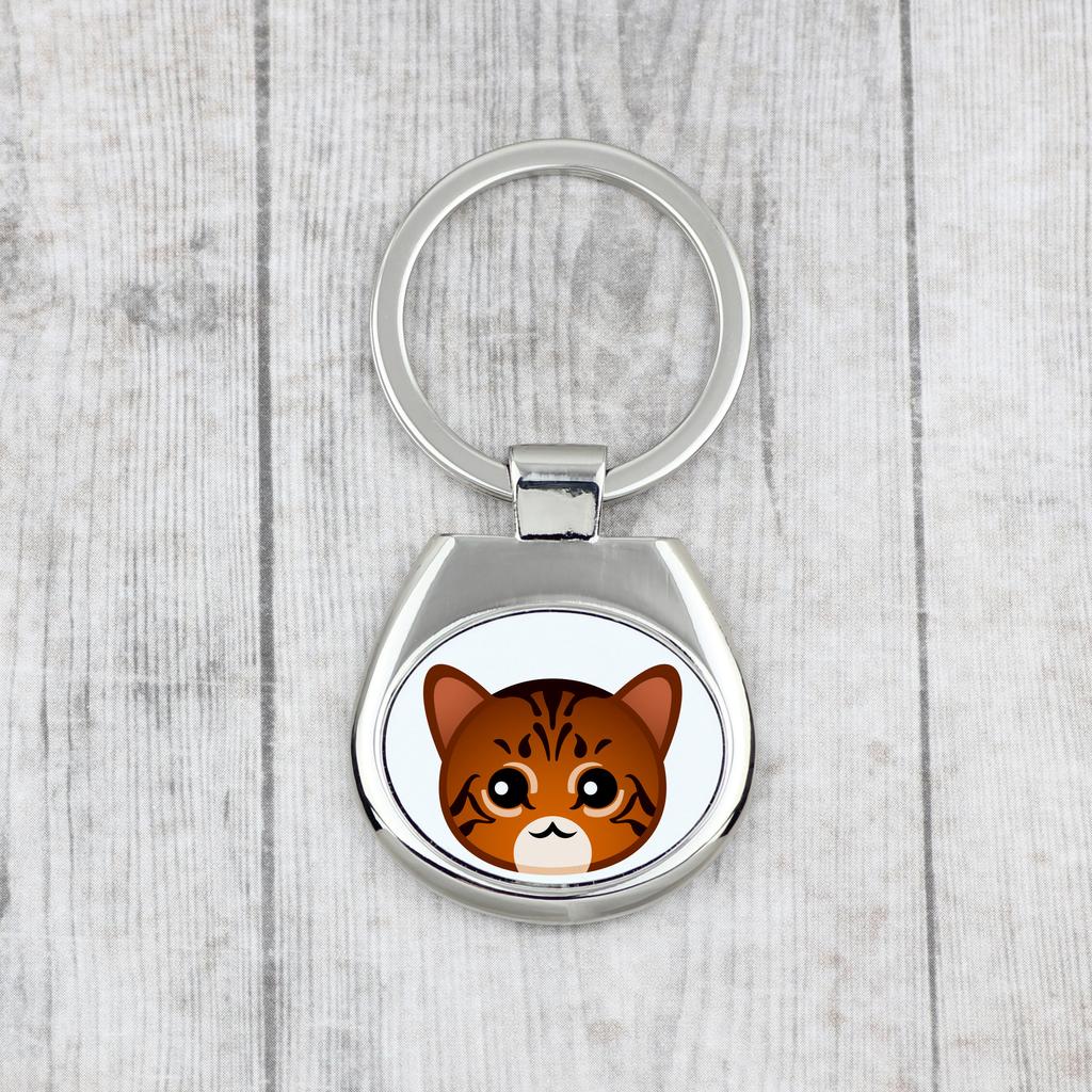 Toyger - Keychain Keychain for Keys by Art-Dog Brand