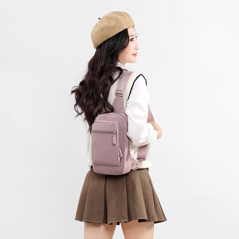 Women's Shoulder Bag Men's Water-repellent Mobile Phone Chest Bag Outdoor Sports Crossbody Bag Waist Bag