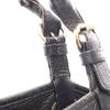 Used Dior Canage Tote Bag leather Black Used Women