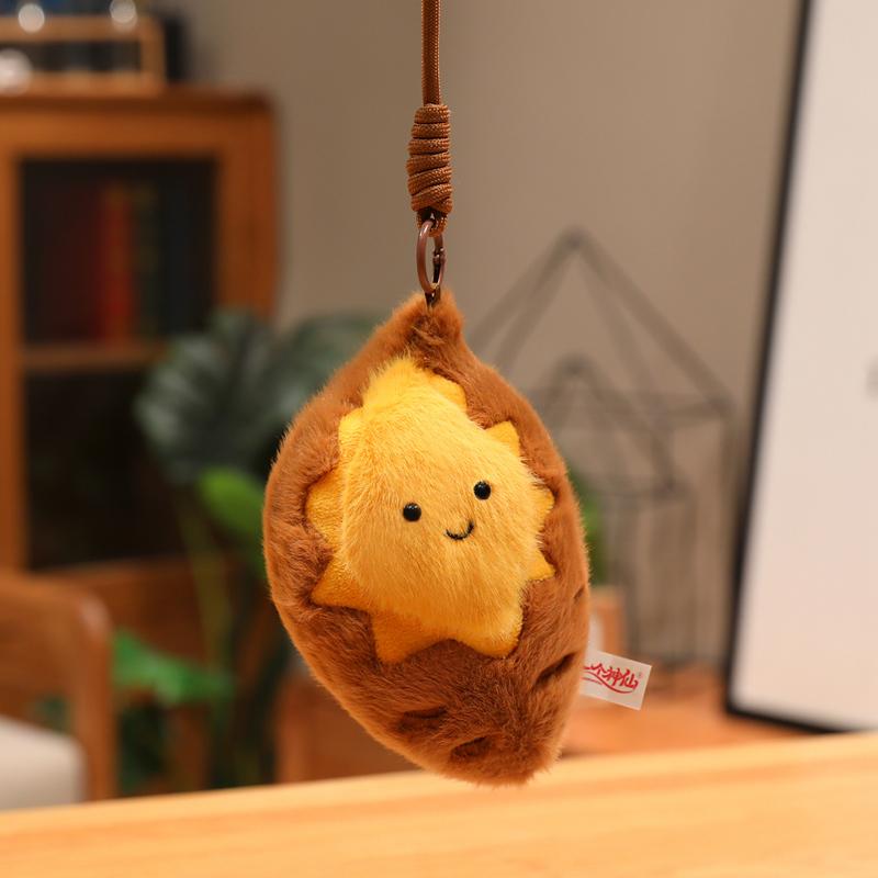 18cm Kawaii Cartoon Simulation Anime Kartoffel Kuscheltier Schlüsselanhänger Kinder Kartoffel Handgemachte Puppe Festival Geschenk