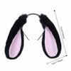Lovely Soft Easter Rabbit Hair Hoop Fur Comfortable Plush Headwear Lop-eared Cute Bunny Ears Headband Cosplay