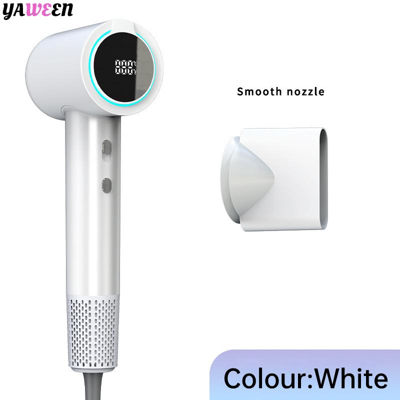 

Фен для волос 110000 об/мин высокоскоростной бесщеточный двигатель отрицательный ионизатор фен для быстрой сушки, бесшумный термоконтроль фен для волос UK Plug