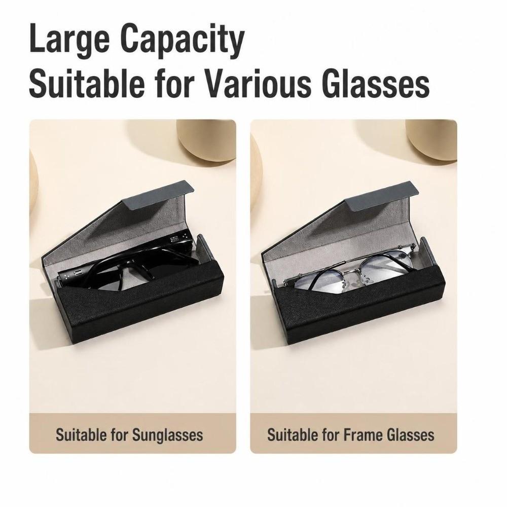 Hard Shell Glasses Case Anti-pressure Spectacle Case Vintage Eyeglass Box for Women Men
