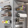 Magnetic Refrigerator Side Storage Rack - Punch-Free Multi-Functional Shelf