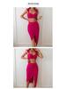 2024 European & American Style Women's Nylon Three-Piece Swimsuit Bikini Set