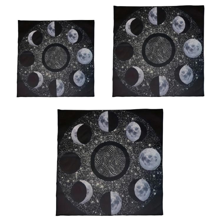 Moon Phases Astrologys Tarots Tablecloth Altars Cloth Divinations Tablecloth