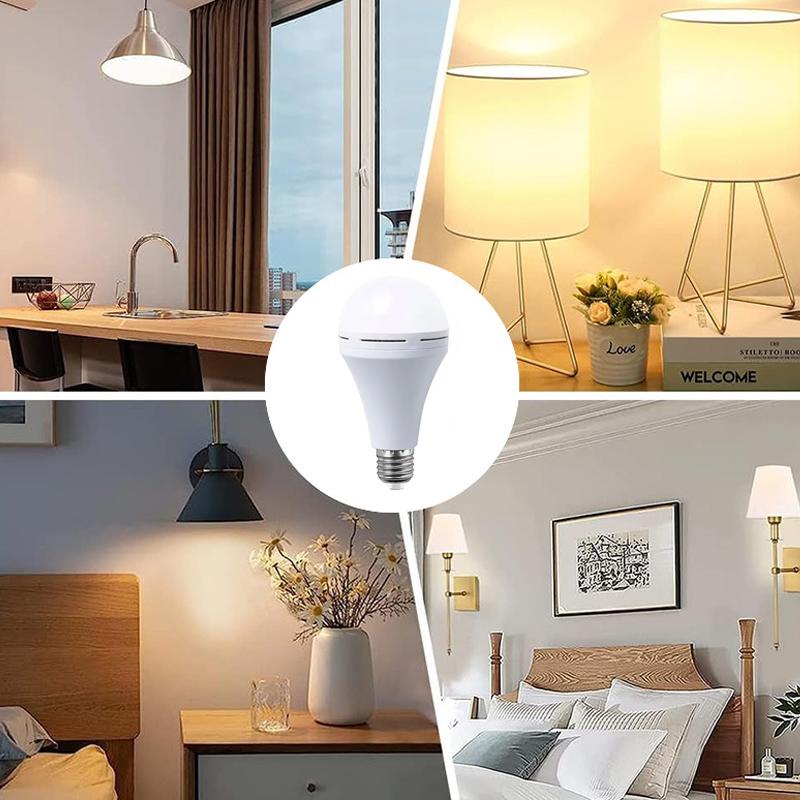 E27 LED-Glühlampen 7W 9W 12W 15W Wiederaufladbar Hohe Helligkeit LED-Glühlampen Innen Außen Camping Notbeleuchtung