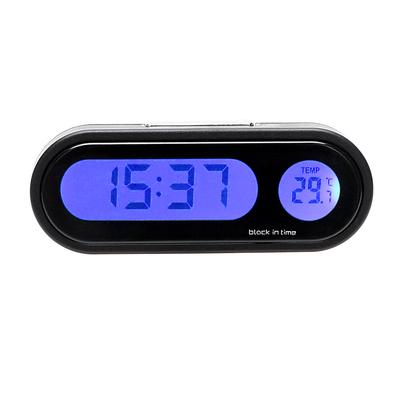 2 In 1 LCD Digital Car Clock Watch Thermometer Dashboard Ornaments Truck Off Road 4x4 Automobile Accessories Decoration Interior