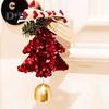 Christmas Bell Decoration Xmas Tree Bow Bell Pine Hanging Ornaments Jingle Bell Pendant for Christmas Tree Wreath Window Car Decor
