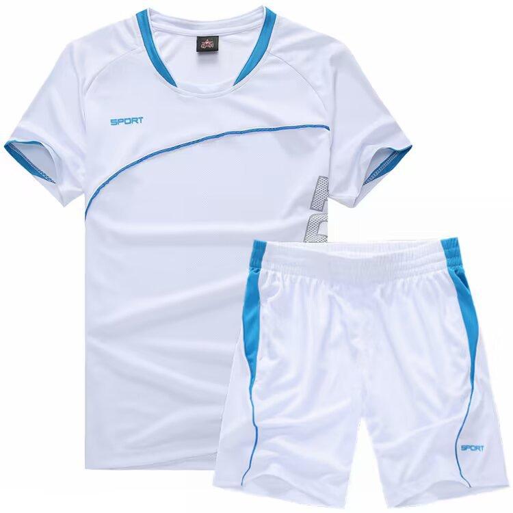 

1701 Short Sleeve Suit Running Suit Men S And Women S Sportswear Training Suit Mountain Climbing Casual Side Pocket M-5Xl M/165