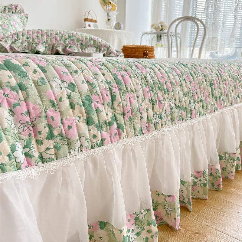 Süßer Prinzessinnenstil Rutschfester Bettschutz