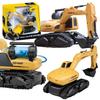 Grote Hydraulische Graafmachine Bak Afstandsbediend Met Rc Afstandsbediening Led Licht
