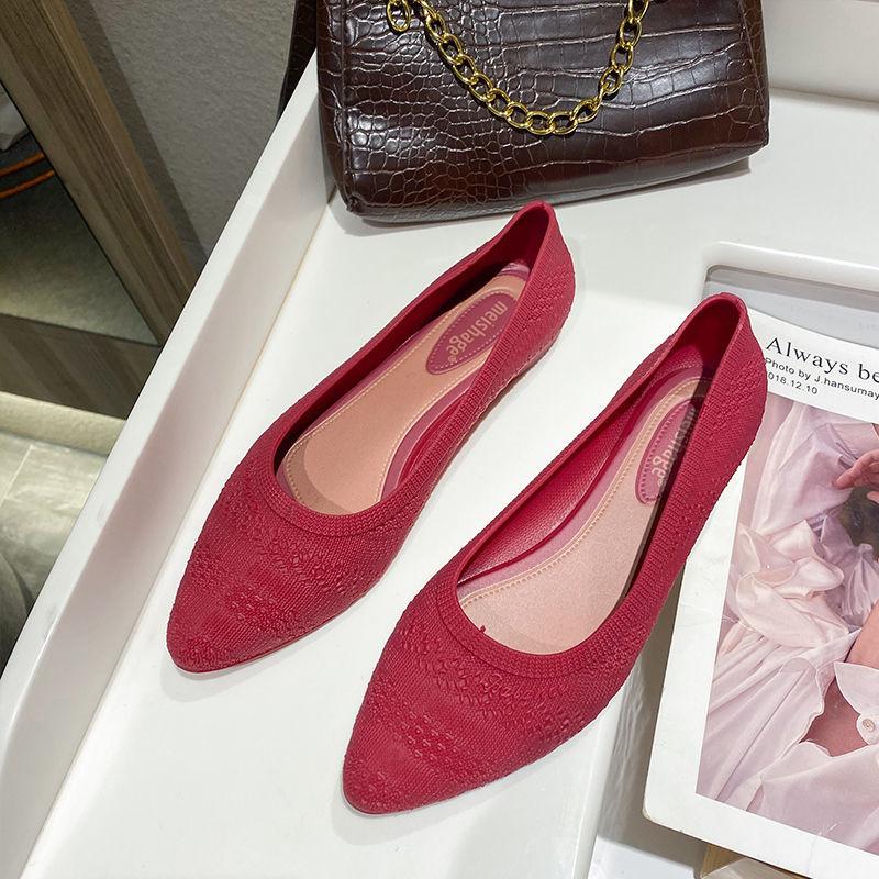 

Весенне-осенние туфли-сандалии с закрытым носком и мелким вырезом для женщин, модная плоская обувь, нескользящие пластиковые одинарные туфли, пляжная обувь 40