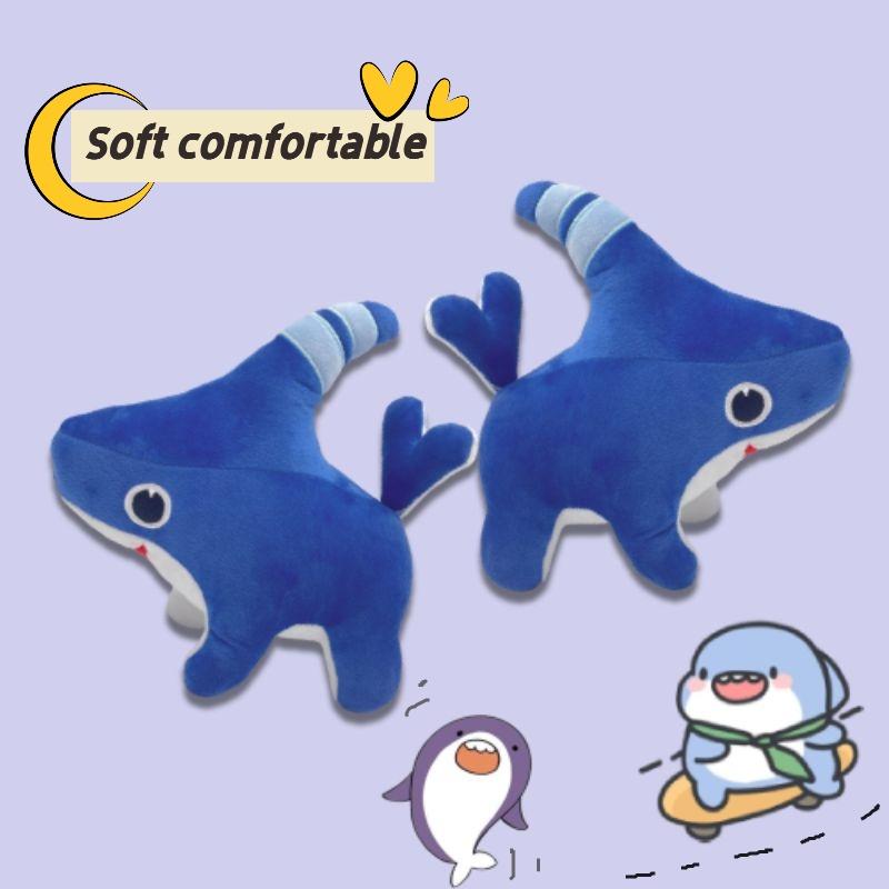 Adorable Stuffed Shark Dog Toy Soft And Cuddly For Children