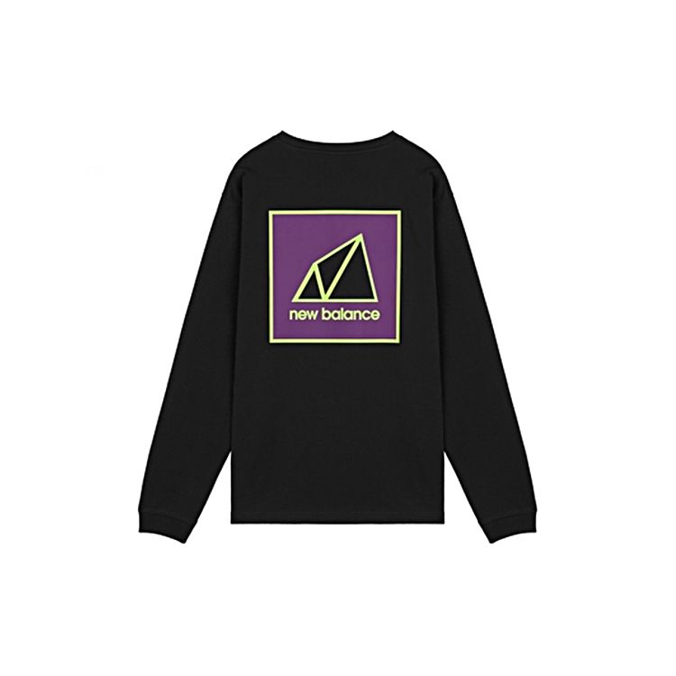 

Пуловер с принтом логотипа New Balance, мужские топы, черный MT11584-BK