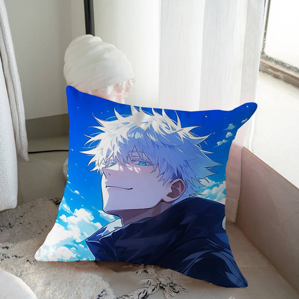 Anime S-Satoru G-Gojo Pillow Cover Sofa Cushion Cover Home Room Decoration Children Gift