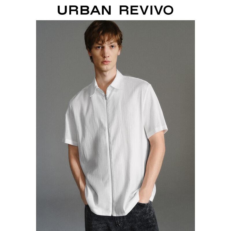 UR 2025 Autumn Men s Zipper Short Sleeve Polo Shirt XL
