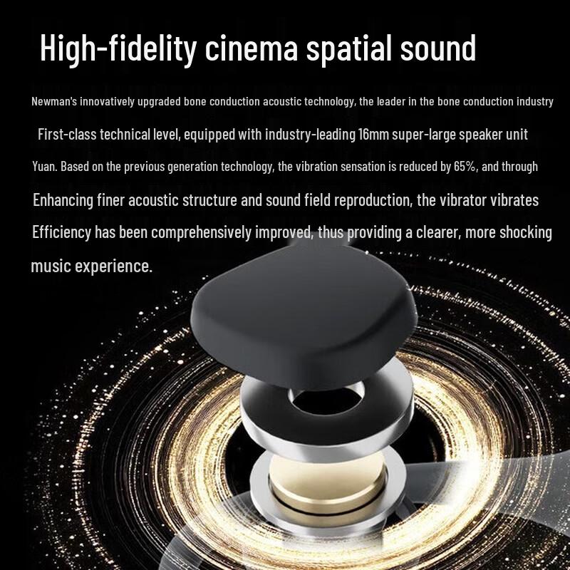 Newman BC-F5Pro Open-Ear Bone Conduction Wireless Headphones