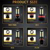 2PCS Car H11 LED 12-24v Fog Light Bulb Canbus 5630 33 LED Fog Lamp Headlight Bulb Running Light Bulb Driving Lamp White Amber