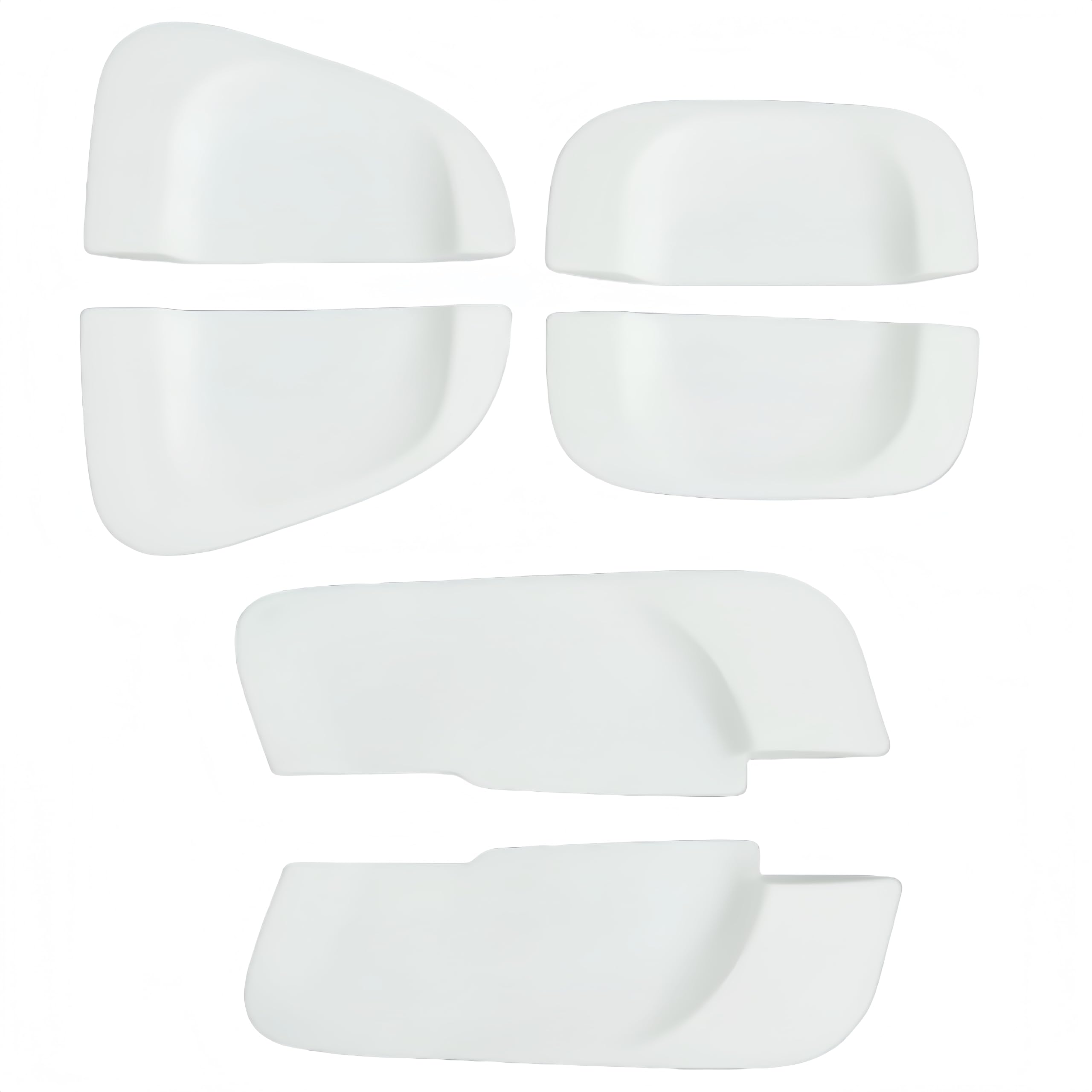 

RXCARGO Накладка на дверную ручку для Toyota Hiace 200 серии и Smart Наружная дверь Дверь автомобиля Наружная дверная ручка Царапина Японская инструкция по эксплуатации белый