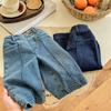 Baby Girls Wide Legs Jeans Spring Toddlers Kids Casual Loose Denim Trousers Ankle-length Pants