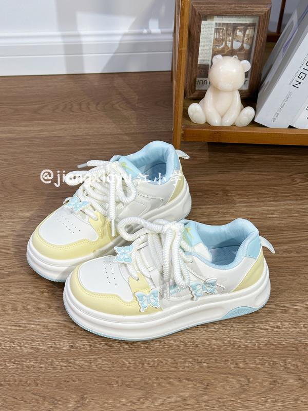 Fashion Womens Sneakers Shoes Platform Roses Casual Thick Sole 2025 Leisure Women's Sneakers Summer 2025 Shoes Woman-shoes Platform New