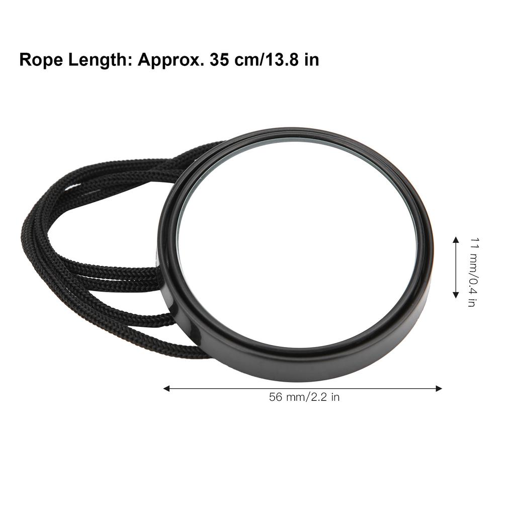 Diving Rearview Mirror 360 Degree Rearview Mirror with Lanyard Diving Accessory