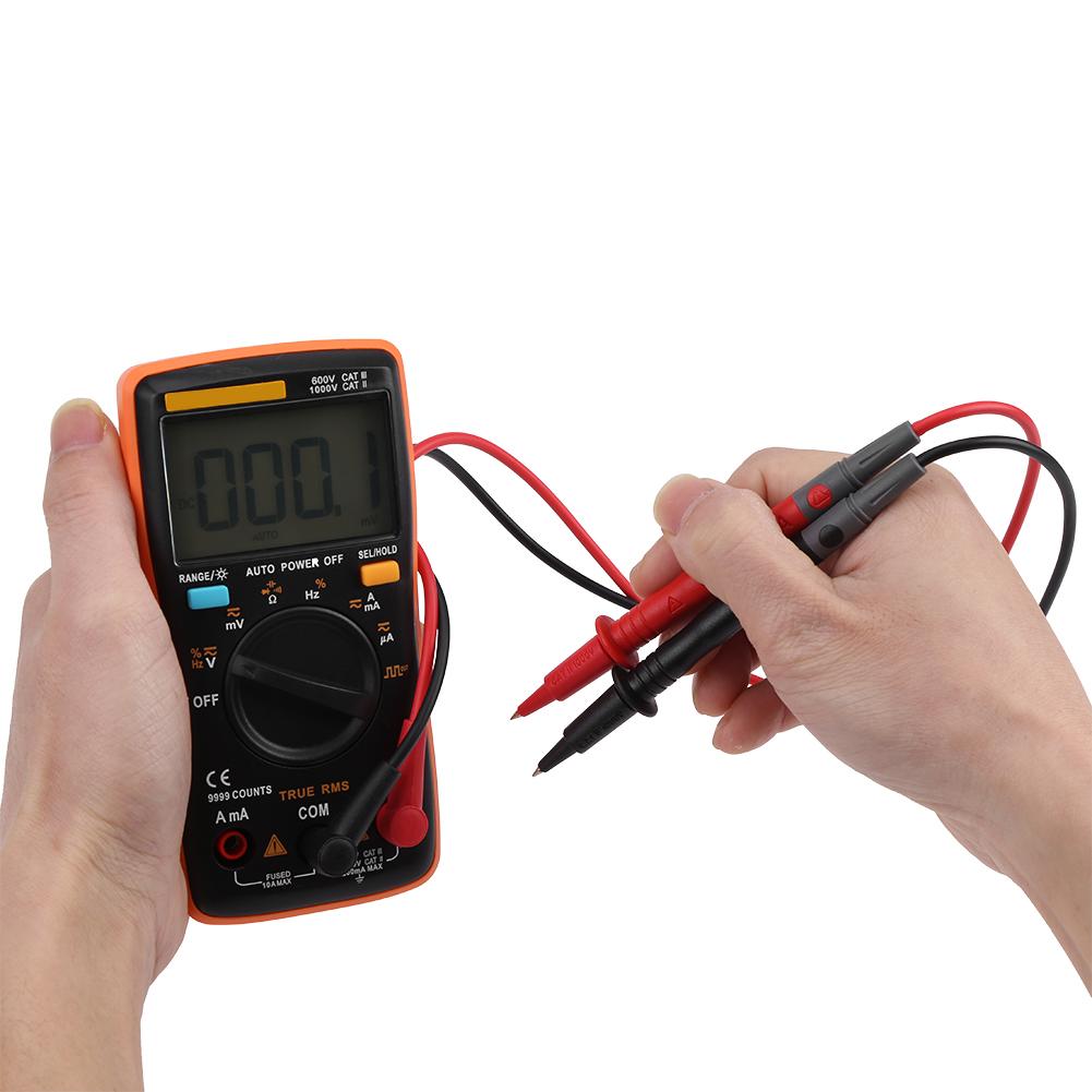 ANENG AN8008 True RMS 9999 Digital Multimeter AC DC Voltage Ammeter Current Ohm Meter 6