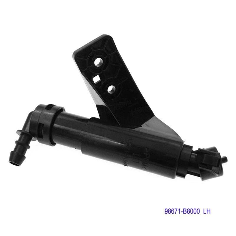 ABOK-Cover Cap& Headlight Washer Spray Nozzle Set For Santa Fe 2013-2016 Part Numbers 98671-B8000 98672-B8000