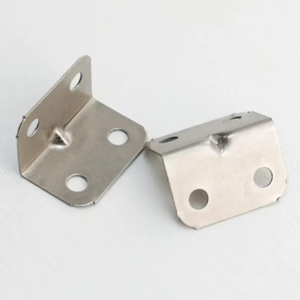 10PCS L-Shaped Corner Brackets Drawer Support Wall Mount Right Angle Bracket Shelf Bracket Furniture Hardware