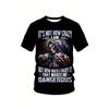 Men's Fashion 3D Printed Men's T-Shirt Round Neck Short Sleeve Trendy Street Wear
