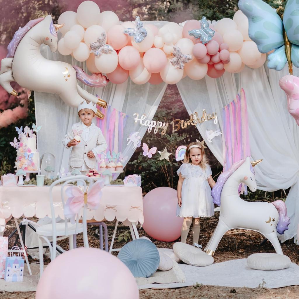 PartyDeco Standing Unicorn FB247 Film and Aluminum Balloons