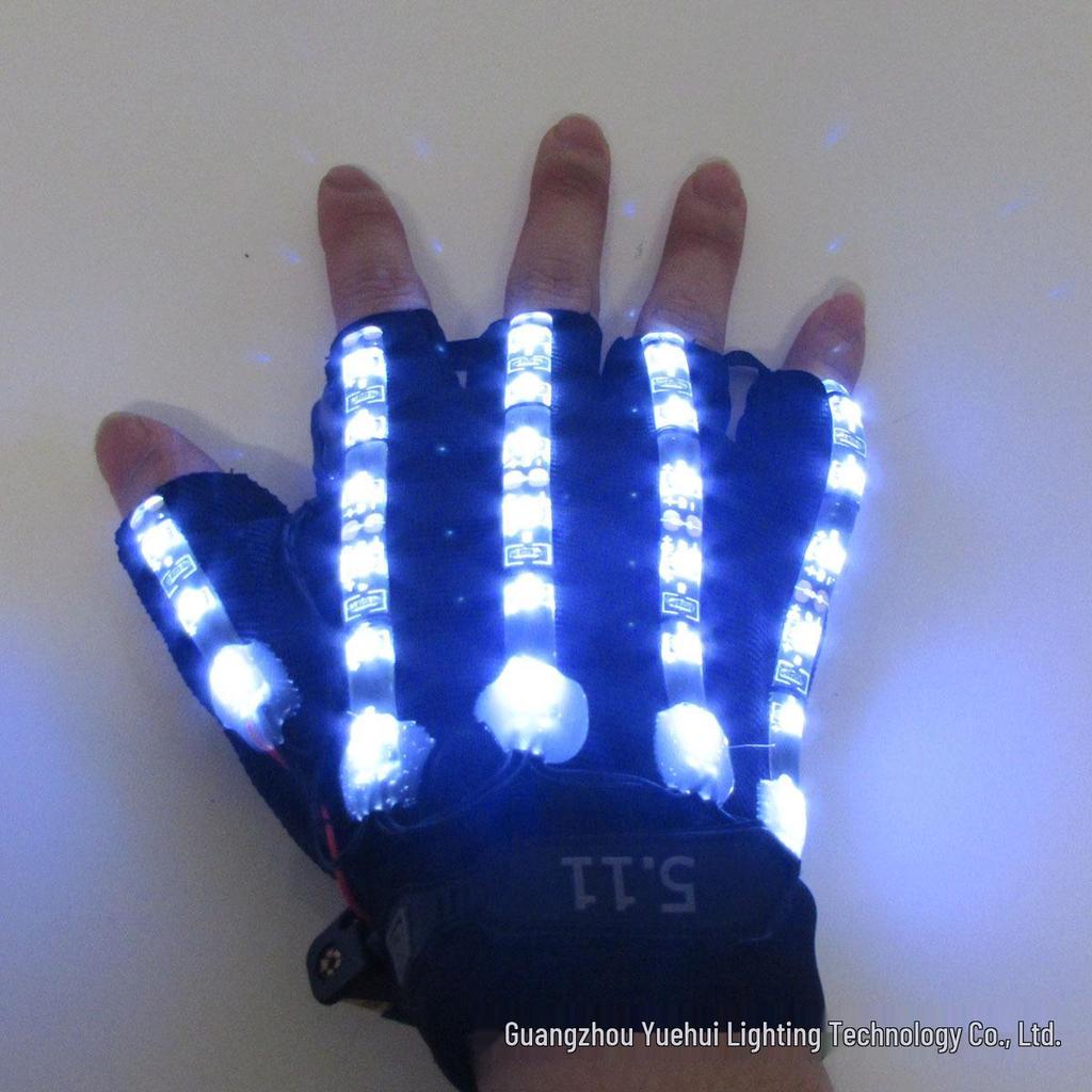 LED laserové rukavice a brýle pro pódiová vystoupení