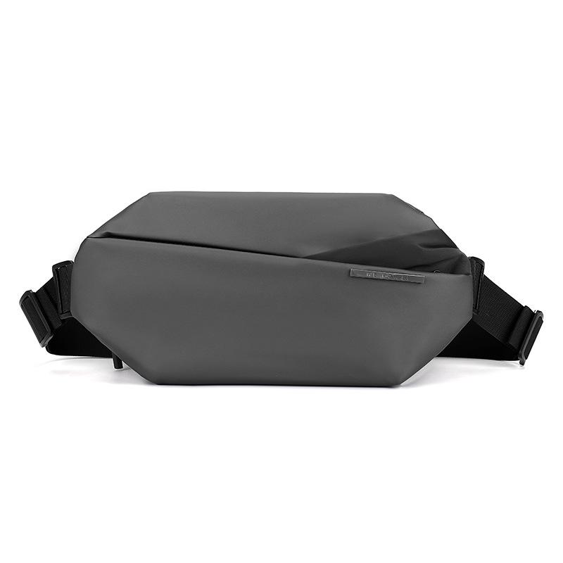 Waterproof Men's Shoulder Bag Outdoor Sports Chest Bag Multi-functional Travel Waist Pack Portable Crossbody Sling Bag
