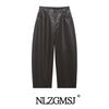 Europäischer und Amerikanischer Stil Mittelhohe Tasche Ballonhose – Winter 2025