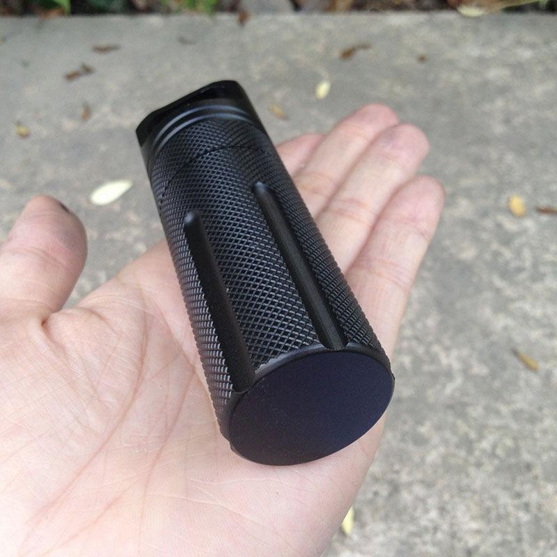 Aluminiumlegierung Wasserdichte Kapsel-Dichtungsflasche Tragbar Outdoor-Camping Feuchtigkeitsgeschützter Behälter Medizin-Dichtung EDC Kapsel-Flasche