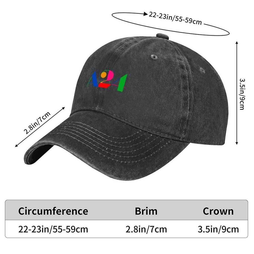 2026 A24 Colors Logo Baseball Cap Custom Caps Black Hats For Men Luxury Caps Men Caps Women's