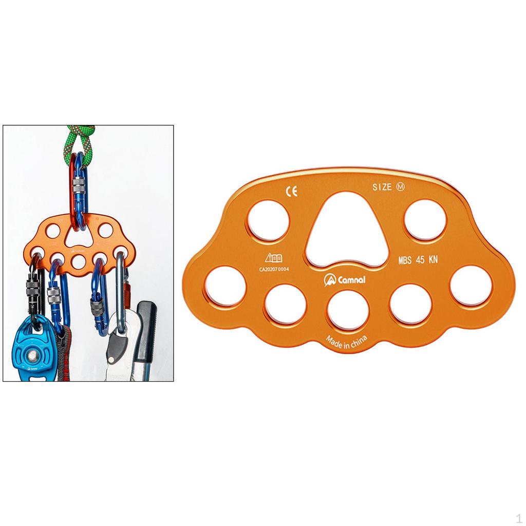 8-Hole Rigging Plate for Climbing Adventures
