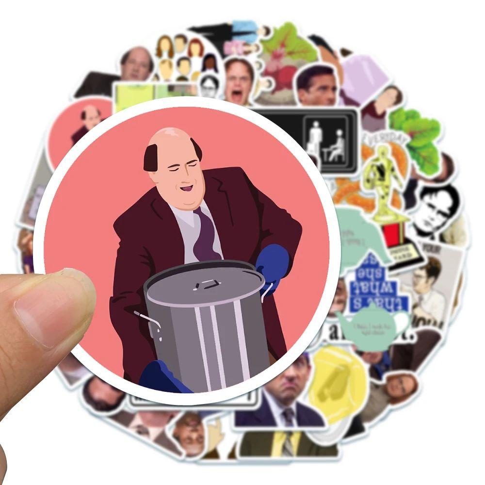 10/30/50 STKS Grappige The Office Cartoon Stickers TV Show DIY Motorfiets Reizen Bagage Gitaar Skateboard Klassiek Speelgoed Sticker Cadeau