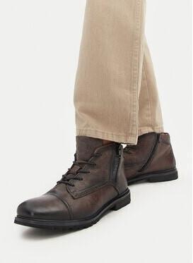 Ботинки Bugatti со шнуровкой на лодыжке серые